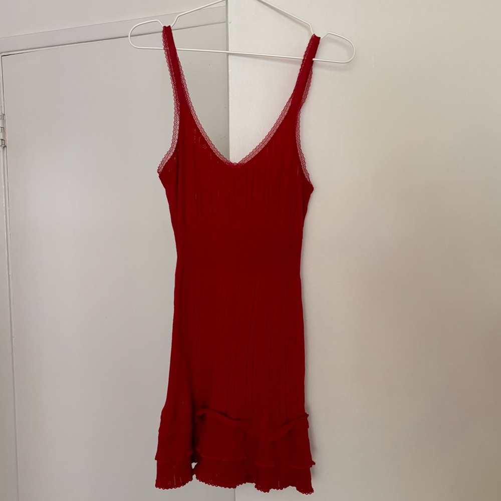 Pretties Venice Cha Cha Dress in cherry red 🍒